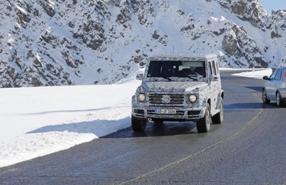 2017法兰克福车展 奔驰全新G级谍照曝光