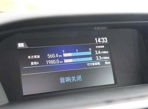 配三块液晶屏，一箱油跑1980KM，23万最省油中级车