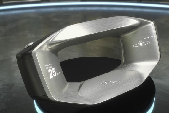 捷豹展示未来汽车方向盘 功能让人惊艳