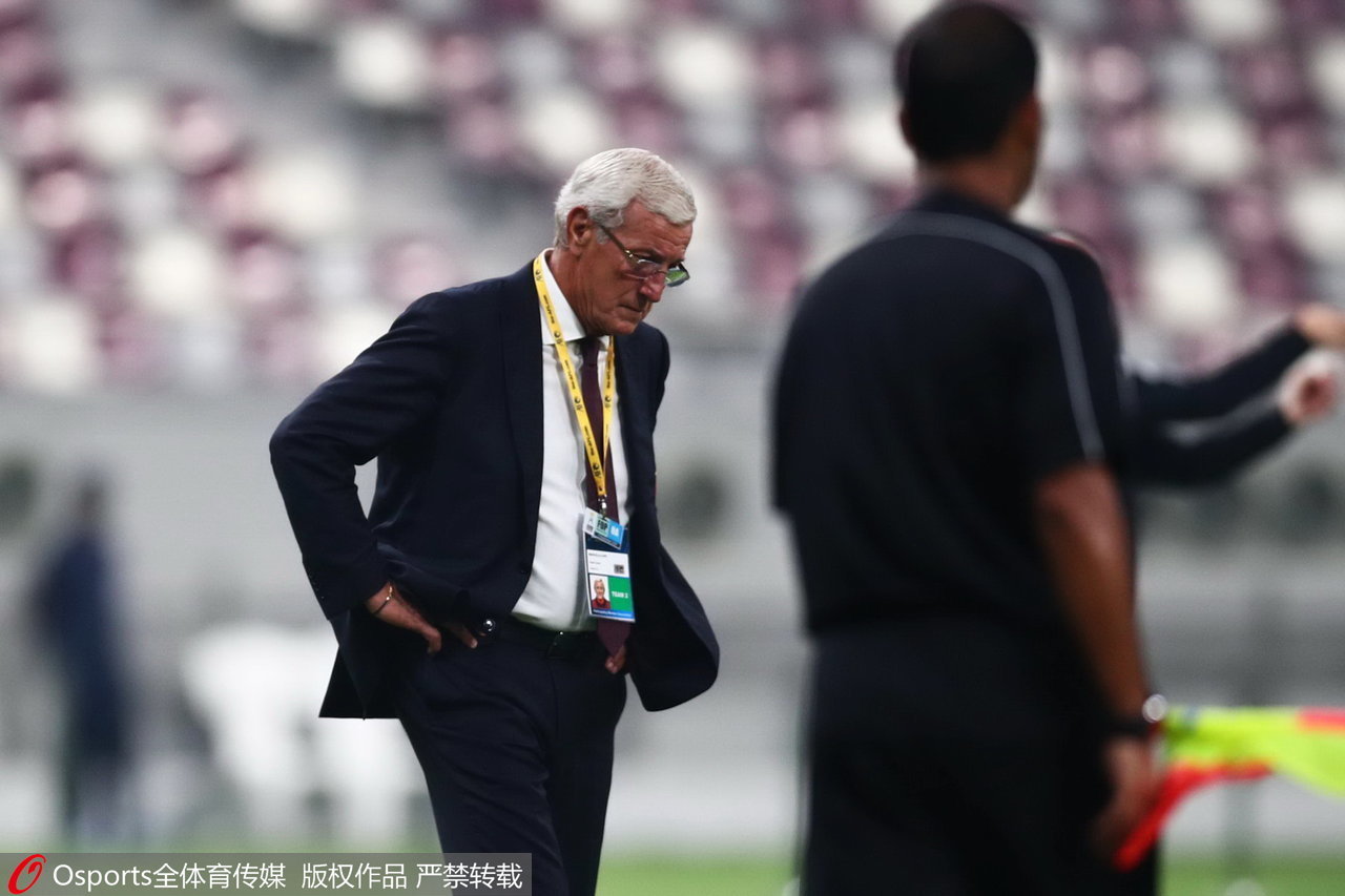 世界杯出局!里皮连夜泣血上书中国足协