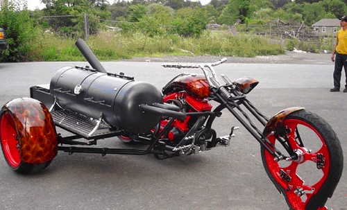 一些奇怪的摩托车 你们有见过吗?