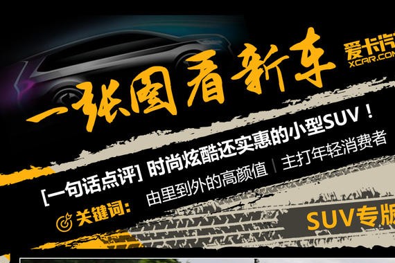 一张图看上市 时尚炫酷还便宜的SUV来了