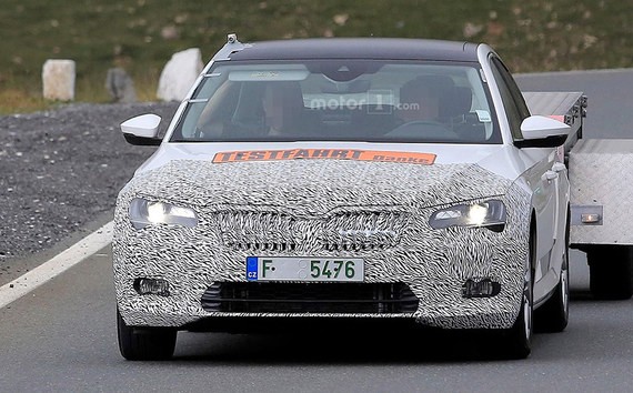 斯柯达新速派谍照曝光 最早2018年亮相