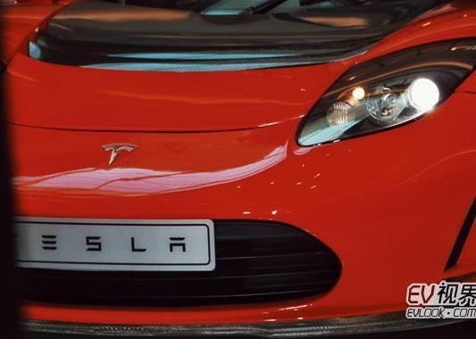 实拍特斯拉Roadster Sport 中国首次亮相