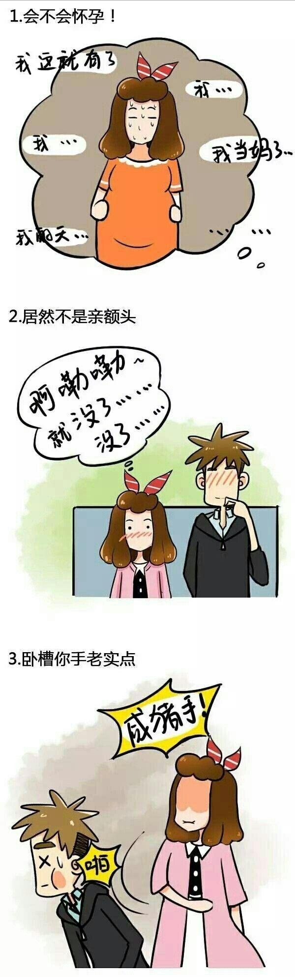 搞笑段子:男生女生初吻的时候都在想什么?