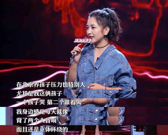 《脱口秀大会》何洁:带两个孩子很累