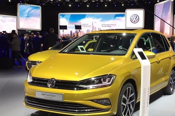 2017法兰克福 新款高尔夫Sportsvan亮相
