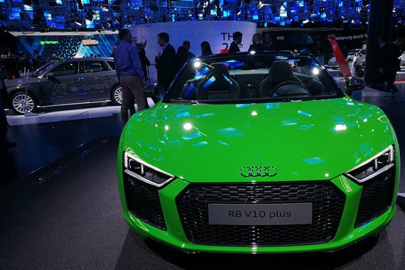 法兰克福车展 奥迪新R8 V10 Plus发布