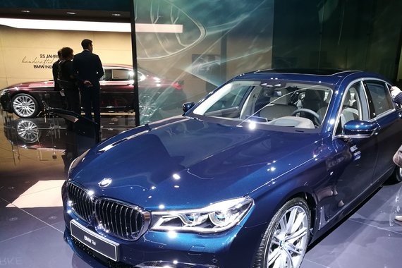 2017法兰克福车展 宝马7系40周年纪念版