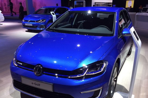 法兰克福车展 大众全新e-Golf正式亮相