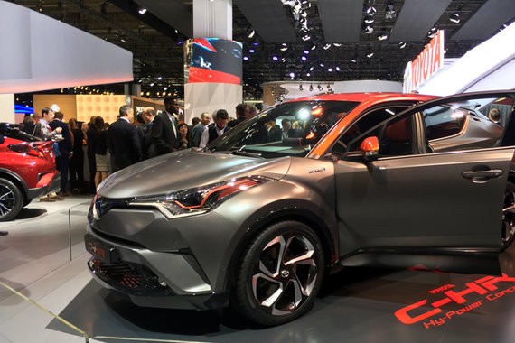 2017法兰克福:丰田C-HR混动概念车发布