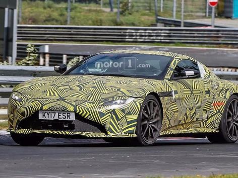 曝阿斯顿·马丁V8 Vantage赛道测试谍照