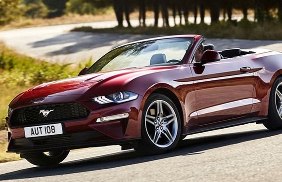 福特新款Mustang敞篷版官图 造型更优雅