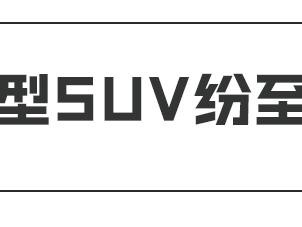 期待的新SUV/轿车来了！款款重磅不愧是德国车主场