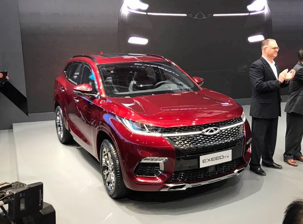 定位中高端SUV 奇瑞EXEED TX车型或明年10月上市