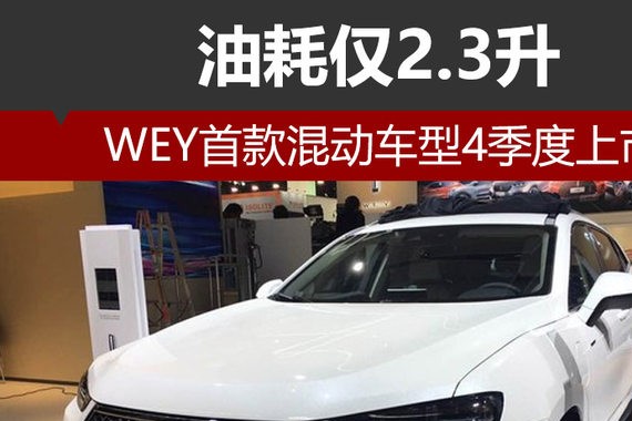WEY首款混动车型4季度上市 油耗仅2.3升