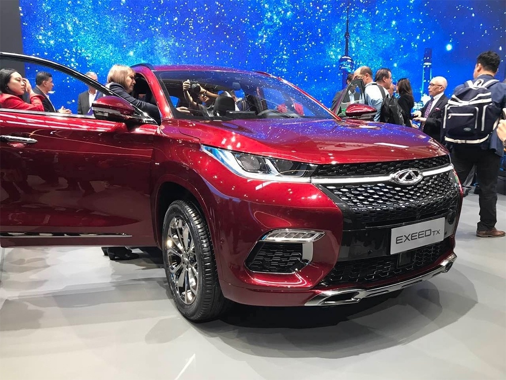 定位中高端SUV 奇瑞EXEED TX车型或明年10月上市