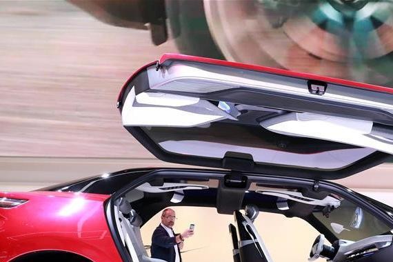 中国新能源车闪亮法兰克福车展