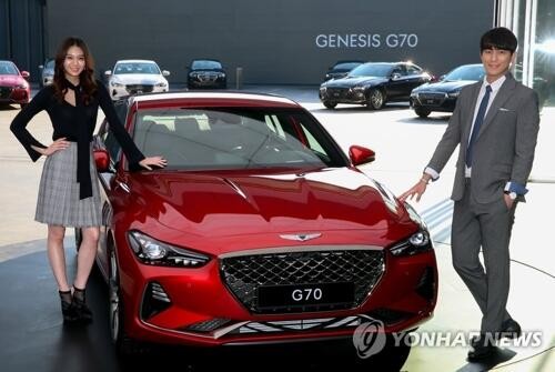 现代捷恩斯G70在韩发布 20日开售