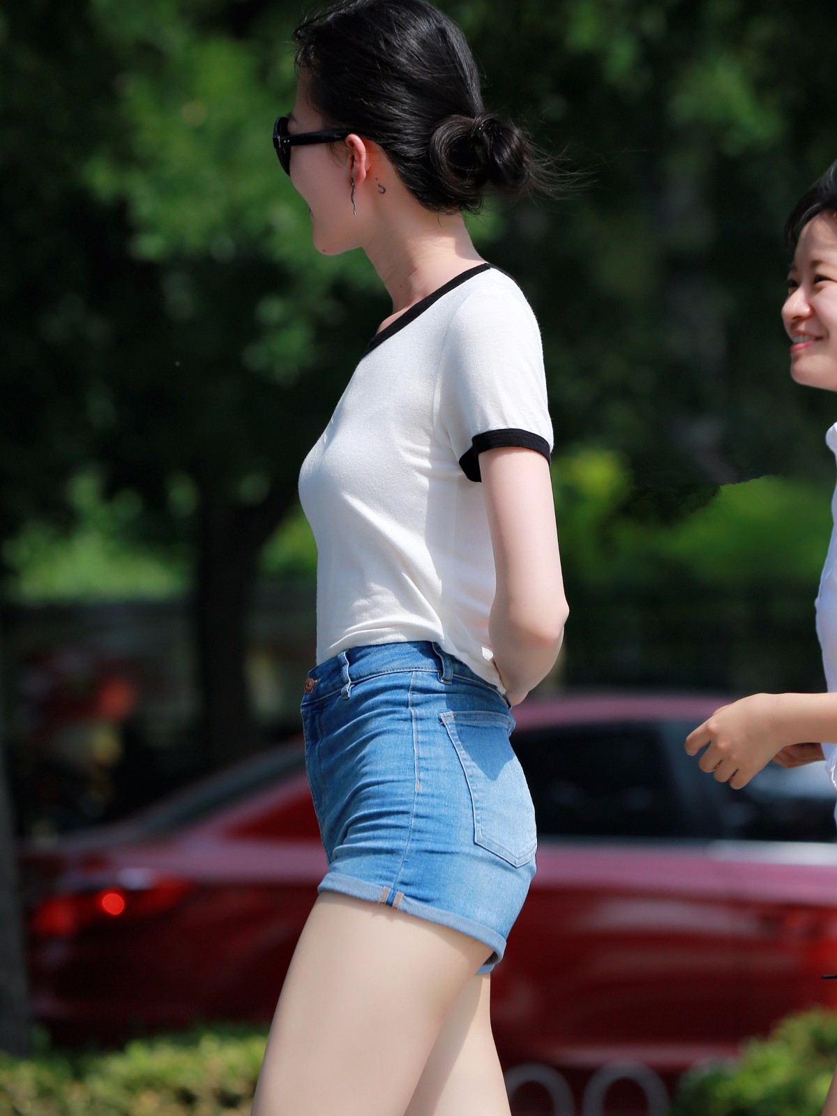 北京街拍：美女如云各个颜值高，第五位姑娘求转身_街拍友传奇_新浪博客