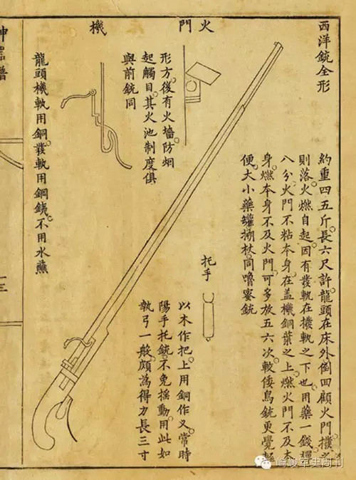 火绳枪,并在嘉靖三十七年(1558年)仿制出10000支,这便是鸟嘴铳(又称之