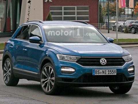 大众T-Roc也搞高性能版R标车型无伪装街头谍照露出