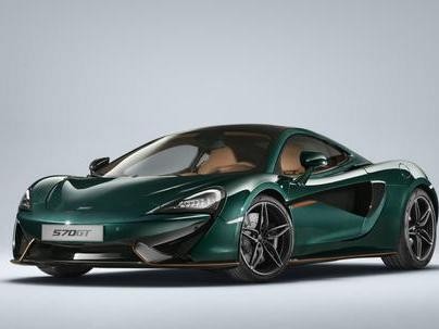 英伦绿的迈凯伦570GT，骚气到不行