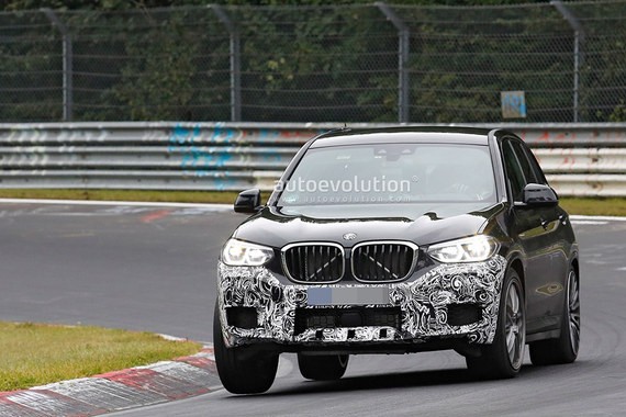 宝马X3 M路试谍照曝光 最快2018年亮相