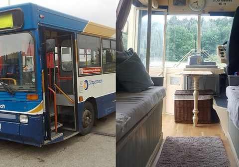 夫妻花一万买公交车，用6年打造成房车，土豪出价一千万都不卖