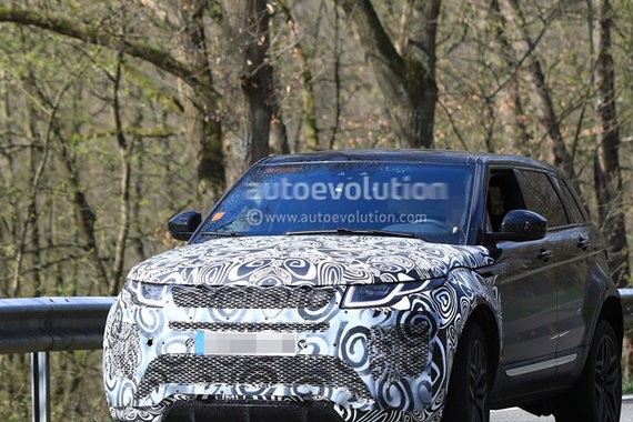 路虎揽胜极光PHEV谍照曝光 或明年亮相