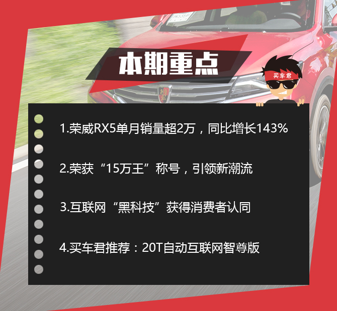 五问荣威RX5 最快进步车型“15万王”有何能耐？