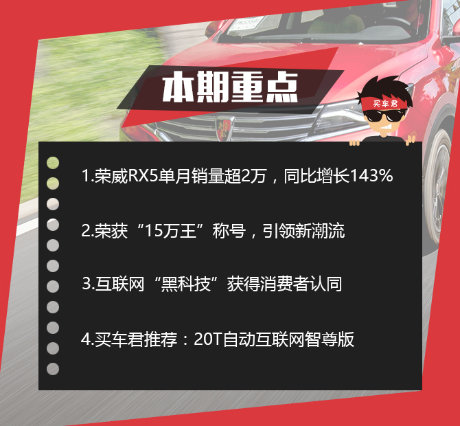 五问荣威RX5 最快进步车型“15万王”有何能耐?