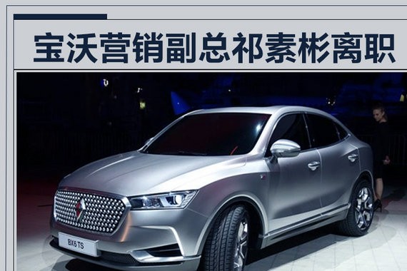 宝沃第三位高管离职 副总经理祁素彬辞职