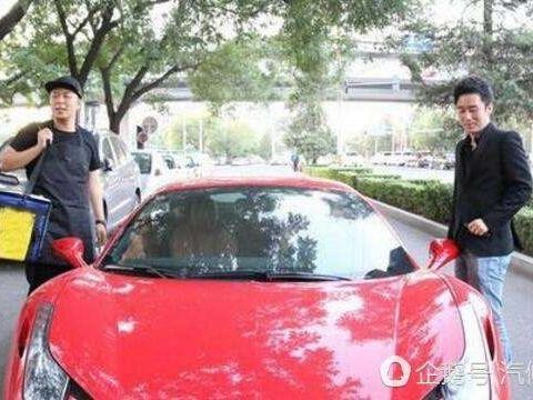 杜海涛500万法拉利出街 不料给女友沈梦辰20万摩托瞬间秒杀