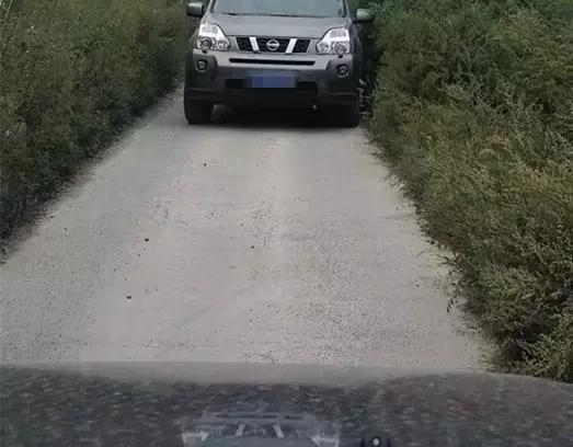 路面狭窄,技术不好还怕翻沟里,这种情况该怎么开?