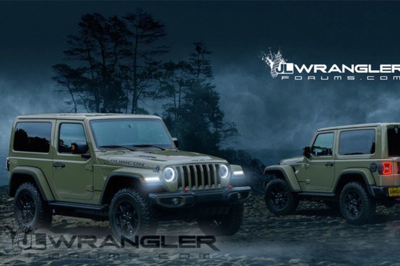 Jeep全新牧马人双门版假想图 11月首发