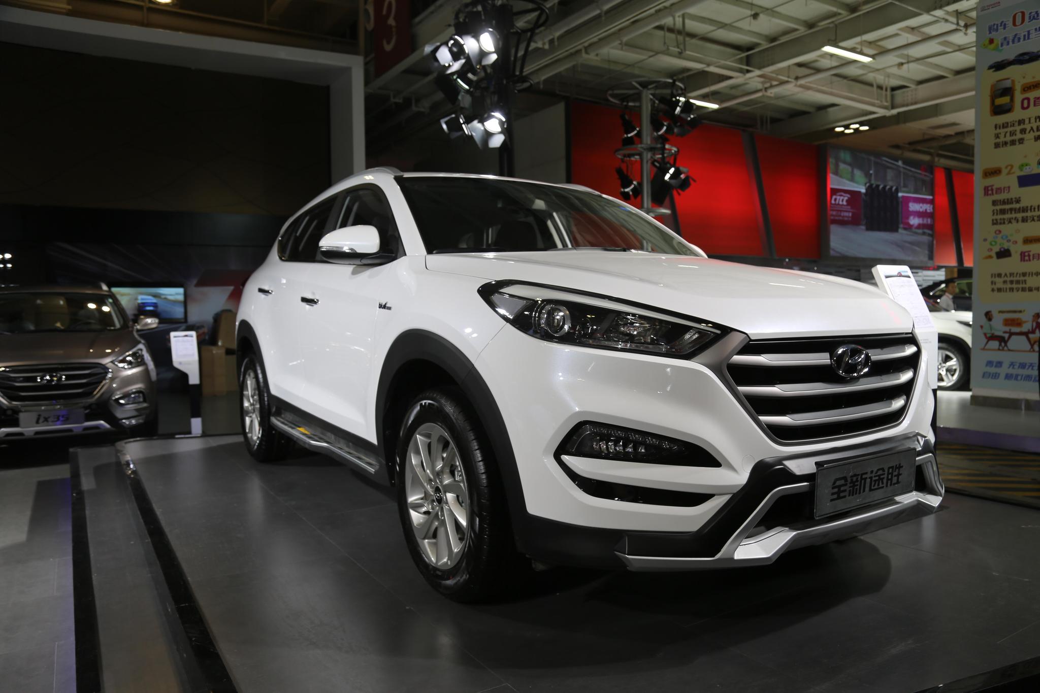 北京现代全新途胜,20万级别城市suv,车展实拍!