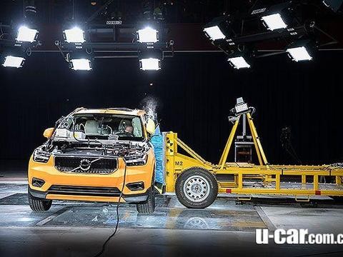 XC40公布撞击测试照片，小型SUV也如此耐撞吗？
