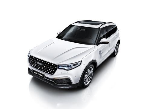 众泰T700L官图发布 拥有7座/更大尺寸