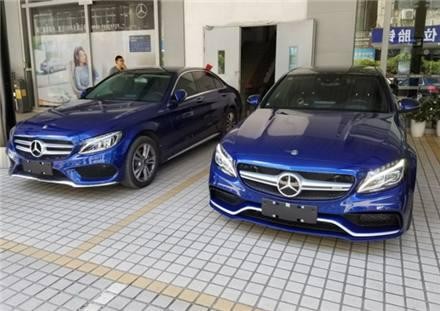 深圳土豪花百万买豪车奔驰C63，结果偶遇一辆C200L，分不清了！