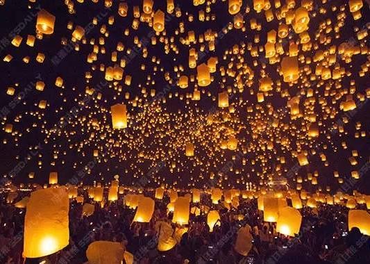 泰国水灯节 漫天璀璨只为你