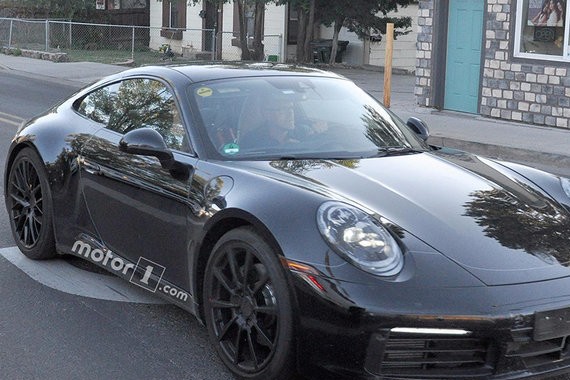 2019款保时捷911谍照 采用数字液晶仪表