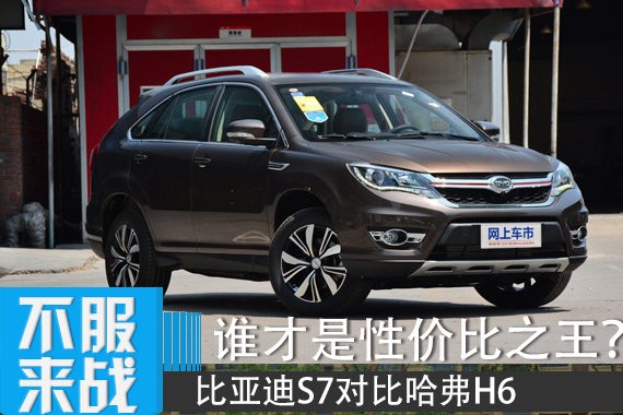 谁才是性价比之王？比亚迪S7对比哈弗H6