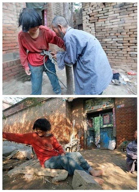 68岁老汉捡回二十一岁智障女,生下孩子后生活现状让人