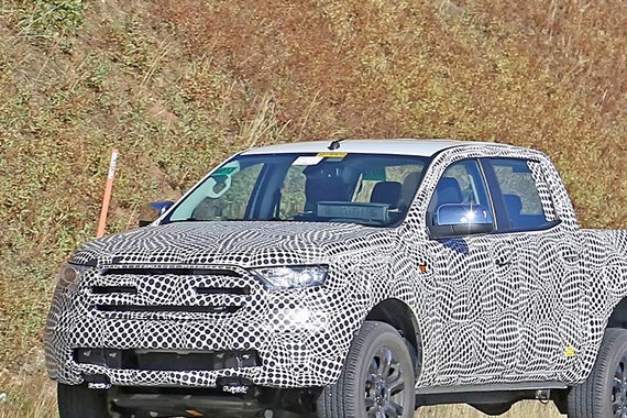 福特全新Ranger谍照曝光 或2018年亮相