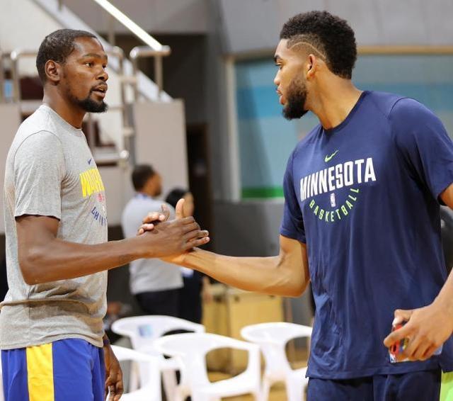 下赛季nba一阵,威少 库里 詹姆斯 杜兰特 唐斯