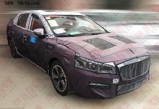 曝路试谍照 上汽名爵6插电式混动版车型