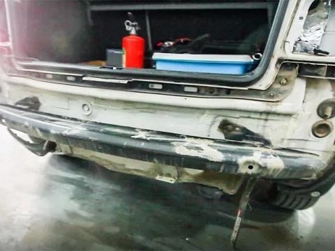 大众高尔夫前防撞梁缩水，后防撞梁却是同水平