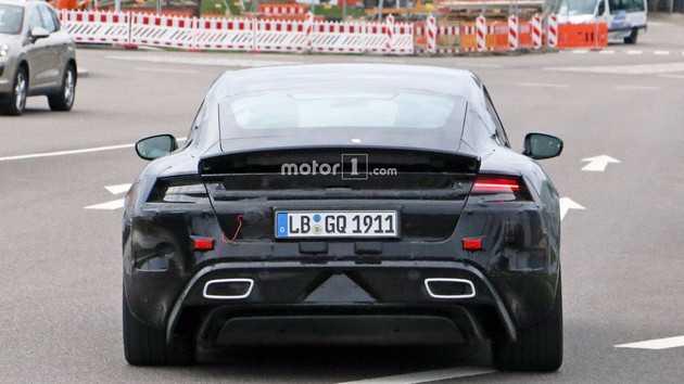 高回头率的轿跑,首度曝光保时捷Mission E纯电汽车量产版谍照