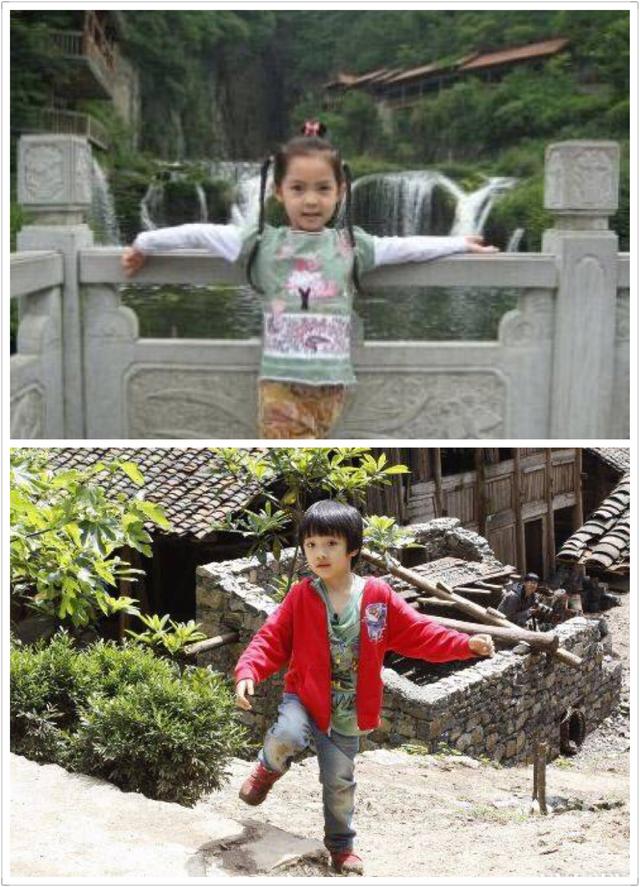 夏雨和袁泉女儿近照，都长这么大了，不仅活泼漂亮名字还很好听